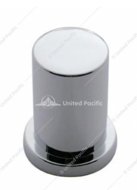 UNITED PACIFIC - 10776B : 1" X 1 7/8" INTERNATIONAL CHROME HULK BOLT COVER (10-PACK)
