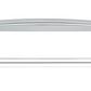 UP - 20595: Chrome Bezel With Visor For 4-3/8" X 7/8" Kenworth Glove Box Emblem