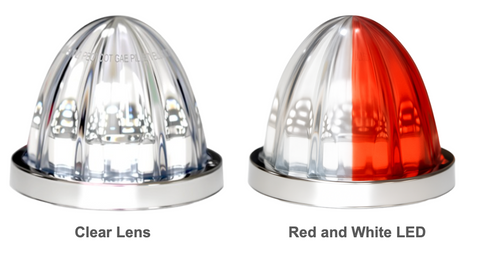 AACC-SARW : Starlight Series Dual Colour Range - Clear Lens / Red & White LED