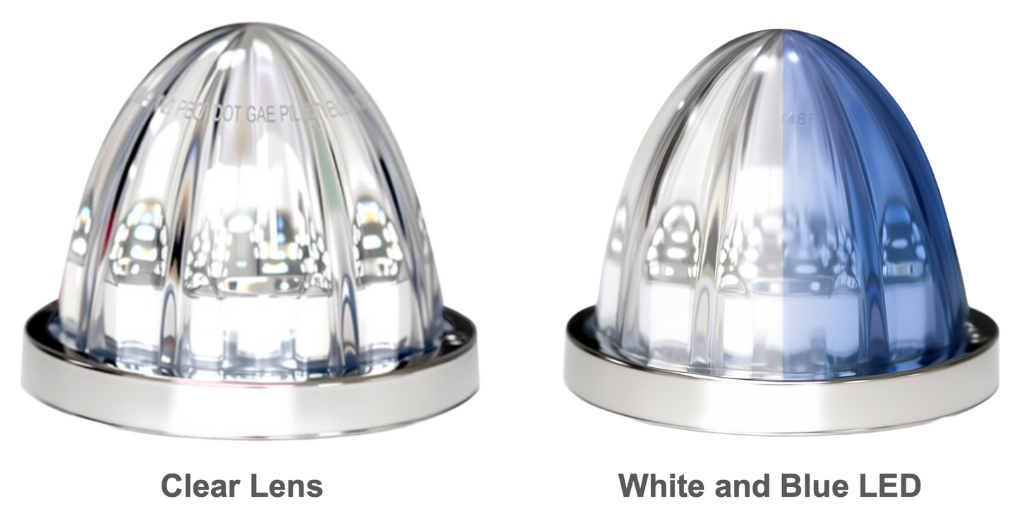 AACC-SAWB : Starlight Series Dual Colour Range - Clear Lens / White & Blue LED