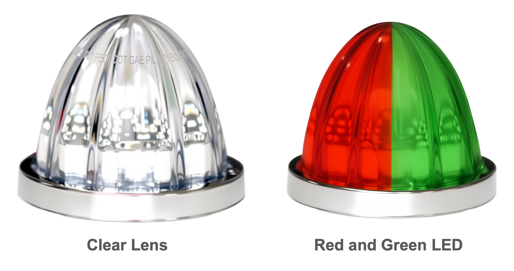AACC-SARG: Red & Green LED/Clear Lens Starlight Series Dual Colour Range