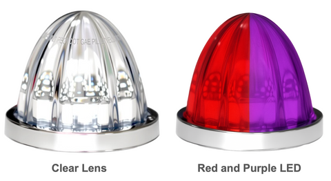 AACC-SARP : Starlight Series Dual Colour Range - Clear Lens / Red & Purple LED