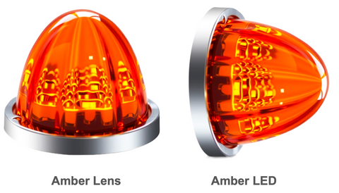 AACC-SAA : Starlight Series Watermelon Range - Amber Lens / Amber LED