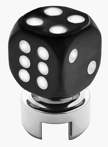 UP-70617 : Black Dice Gearshift Knob With 13/15/18 Speed Adapter