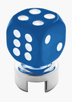 UP-70618 : Blue Dice Gearshift Knob With 13/15/18 Speed Adapter