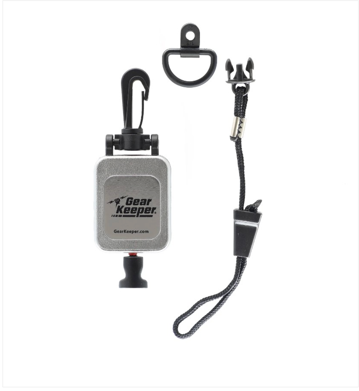 GEAR KEEPER - RT24712 - CB UHF Mic Keeper - Standard: Snap Clip Chrome