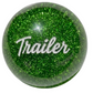 GR-TLKN-CG: Cactus Green Glitter Trailer Brake Knob with Adapter