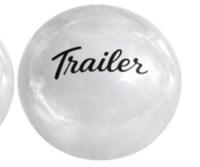 GR-TLKN-P-WH: Pearl White Trailer Brake Shift with Adapter
