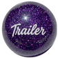 GR-TLKN-PU: Purple Glitter Trailer Brake Knob with Adapter