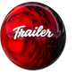 GR-TLKN-R-R: Red Rock Design Trailer Brake Knob with Adapter