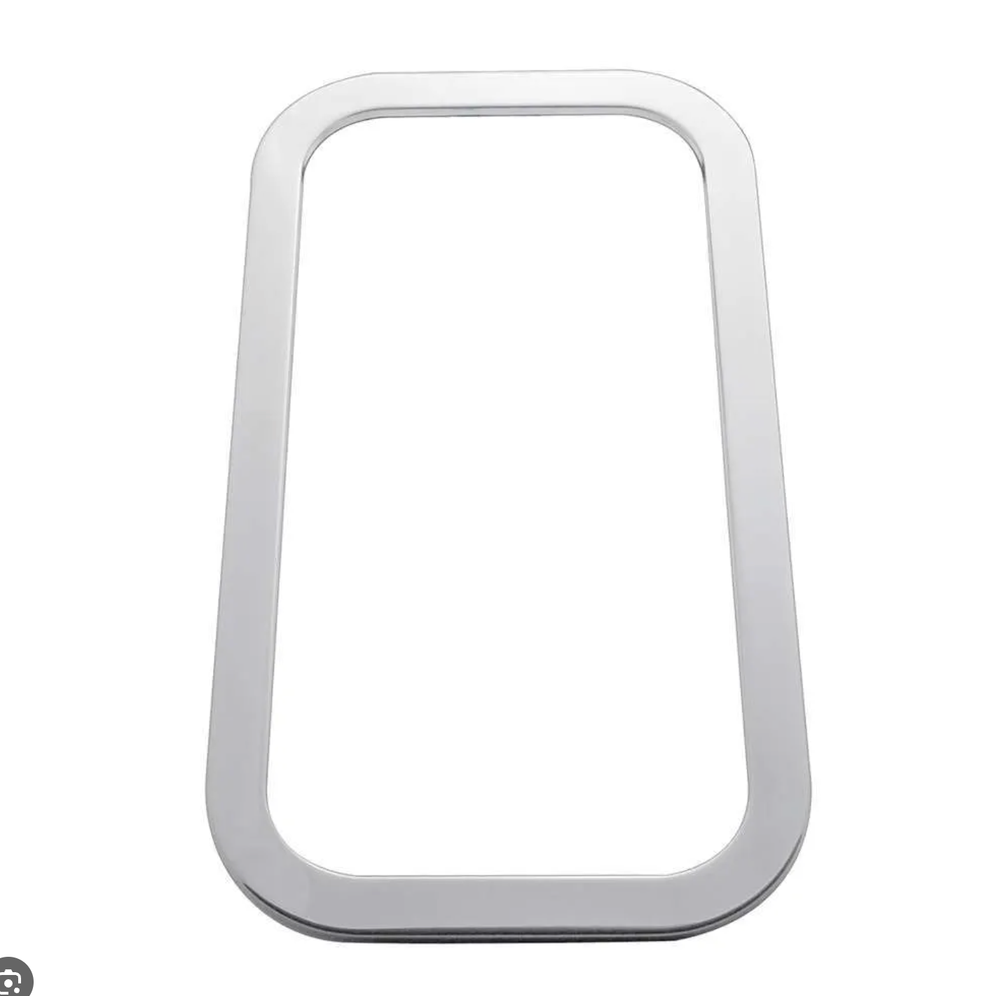 UNITED PACIFIC - 21741: Stainless Steel Exterior View Window Trim For 2005+ Peterbilt