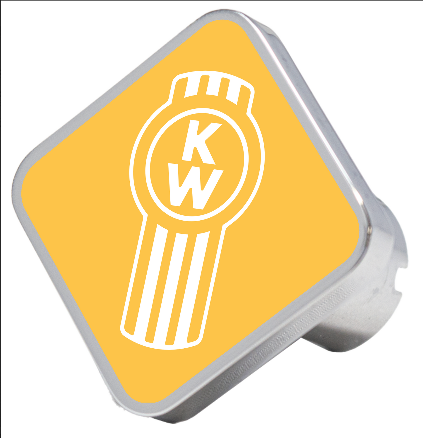 CK-CKK-S: Yellow Kenworth Square Brake Knob