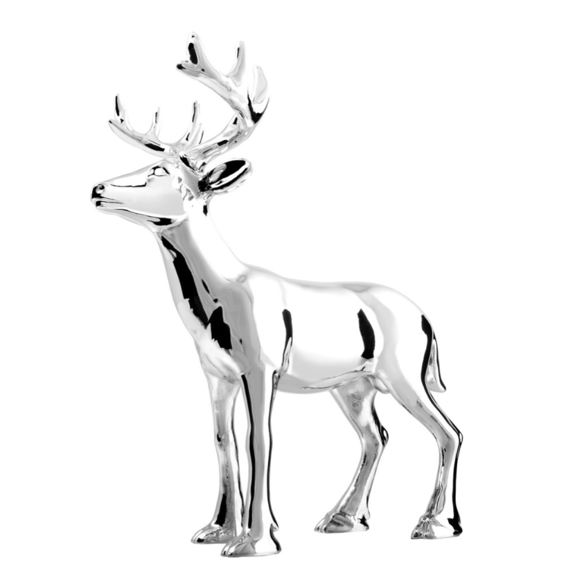 GG - 48128: Chrome Buck Hood Ornament