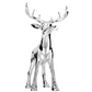 GG - 48128: Chrome Buck Hood Ornament