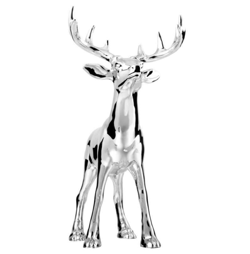 GG - 48128: Chrome Buck Hood Ornament