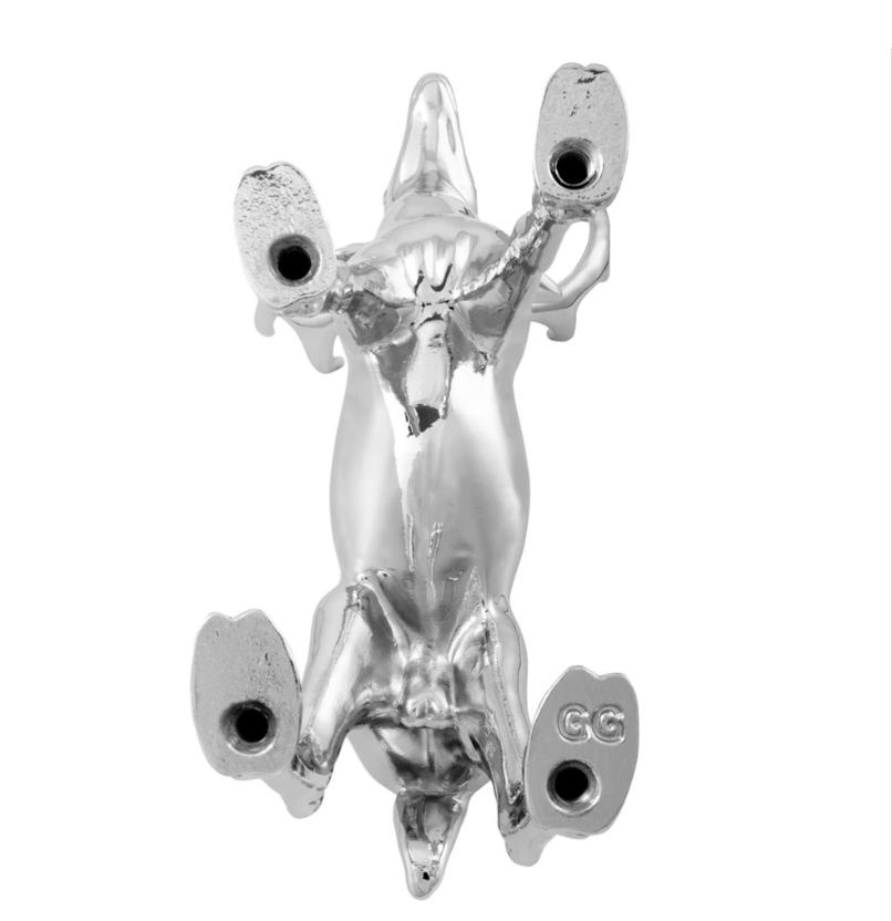 GG - 48128: Chrome Buck Hood Ornament