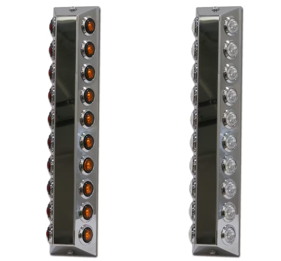 RW - 12325-11 : 17.75" TALL SWITCHBLADE UNIVERSAL LIGHT BARS W/40 .75" HOLES