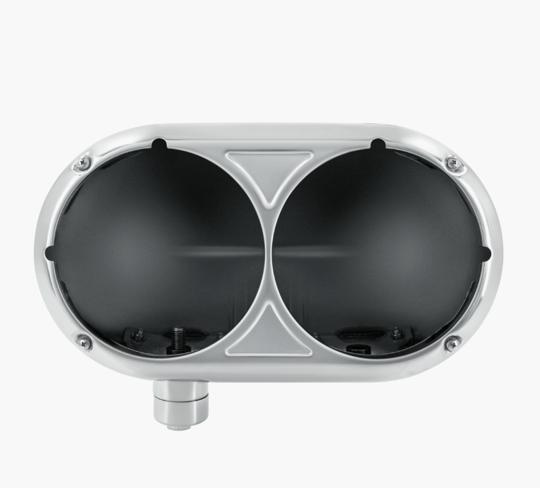 UP - 32179: 304 Stainless Dual Headlight Housing For Peterbilt 359