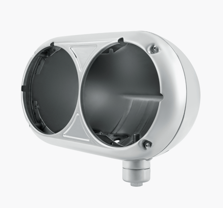 UP - 32179: 304 Stainless Dual Headlight Housing For Peterbilt 359