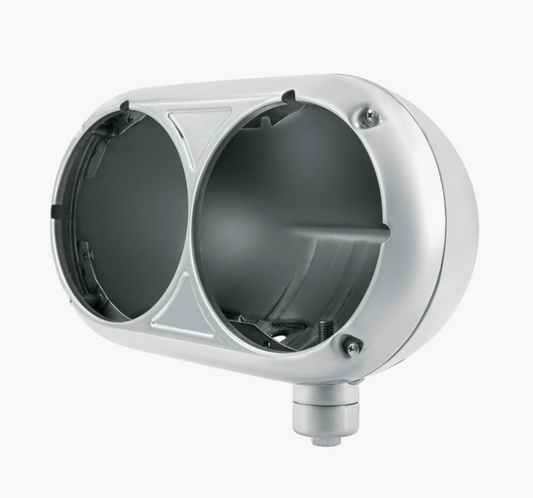 UP - 32179: 304 Stainless Dual Headlight Housing For Peterbilt 359