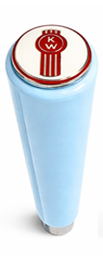 KWWHLOGO - White KENWORTH Cat paw topper