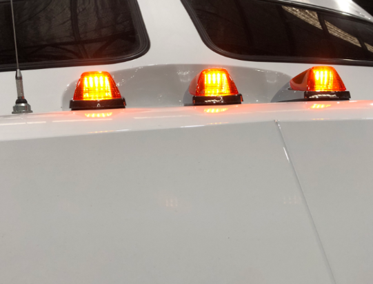 22857A - LED Multi-Volt Cab Roof Light Amber