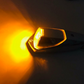 22857CA - LED Multi-Volt Cab Roof Light Clear/Amber