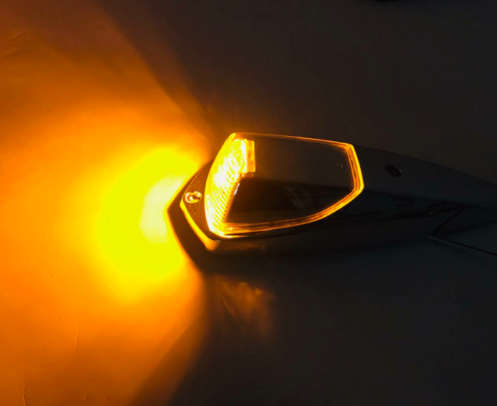 22857CA - LED Multi-Volt Cab Roof Light Clear/Amber