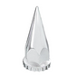 33mm x 4-3/4" Chrome or Matte Black Thread-On Spike Nut Cover With Flange (10 pack)