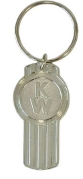 KWTAG-CHV1: Kenworth OEM Chrome Keychain