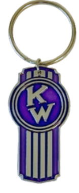 KWTAG-PUV1: Kenworth OEM Purple Keychain