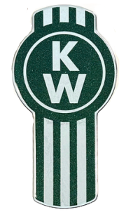 KWLOGOEMERAL: Kenworth Hood Emblem Emerald Green