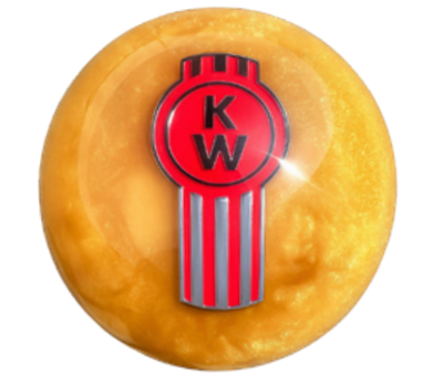 GR - SHKN-KW-P-GO: Pearl Gold Amber Kenworth Shift Knob