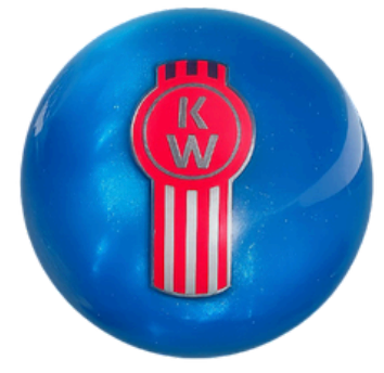GR - SHKN-KW-P-B: Pearl Blue Kenworth Shift Knob