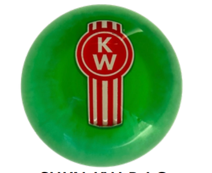 GR - SHKN-KW-P-LG: Pearl Green Kenworth Shift Knob