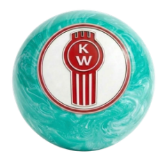 GR - SHKN-KW-R-TU/W: Rock Turquoise White Kenworth Shift Knob