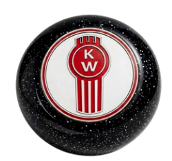 GR - SHKN-KW-BKG/W: Glitter Black Kenworth Shift Knob