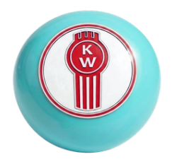 GR - SHKN-KW-TE/W: Solid Teal Kenworth Shift Knob