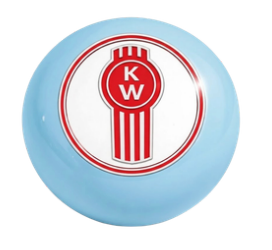 GR - SHKN-KW-LB/W: Solid Light Blue Kenworth Shift Knob