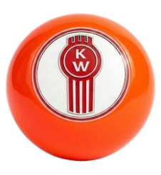 GR - SHKN-KW-P-OR/W: Pearl Orange Kenworth Shift Knob