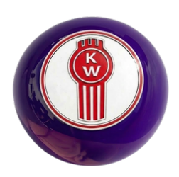 GR-SHKN-KW-P-PU/W: Pearl Purple Kenworth Shift Knob