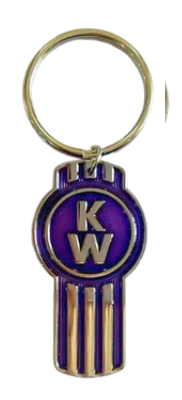 GS - KWTAG-PUV1: Kenworth Purple Keychain