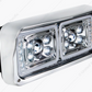 UP - 35824: 10 High Power LED "Chrome" Projection Headlight With LED Turn Signal & Position Light Bar - Passenger