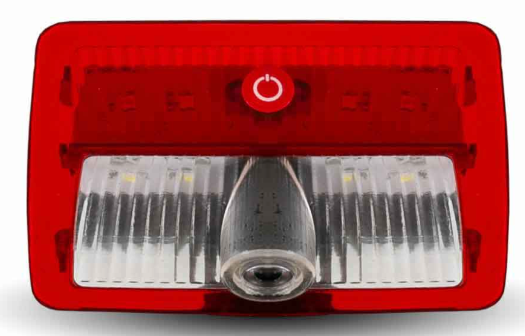 TX-TLED-PL11D: Rectangle USA Flag Projector LED Door Light for Peterbilt & Kenworth – Driver Side