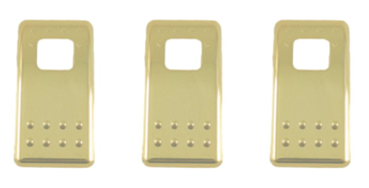 AACC-4306-3: Switch Cover Rocker to suit Kenworth Pre 08 3 Pack - Gold
