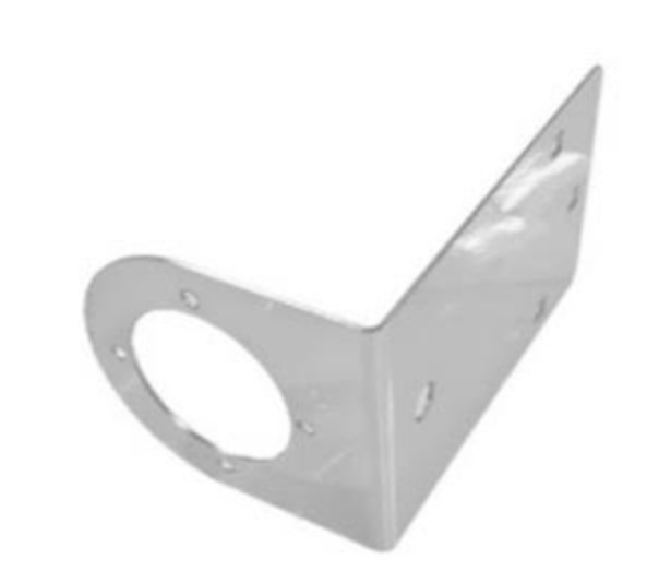 JML-SS-1030: Stainless BUMPER Light Bracket (1) watermelon light  hole universal mount (PAIR)