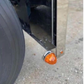 JML-SS-1030: Stainless BUMPER Light Bracket (1) watermelon light  hole universal mount (PAIR)