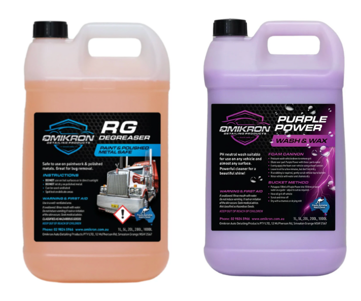 OMIKRON: RG Degreaser AND Purple Power Combo