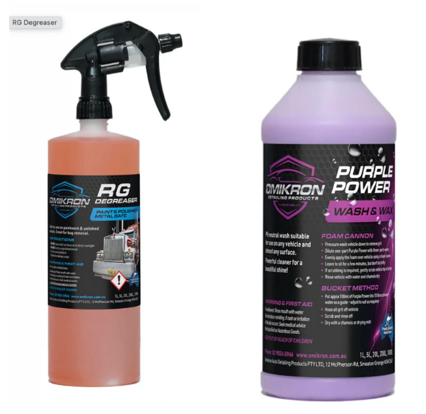 OMIKRON: RG Degreaser AND Purple Power Combo