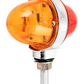 GG - 75197: Amber/Red Lens - Amber/Red LED 3" Watermelon Double Face High Power LED Pedestal Light